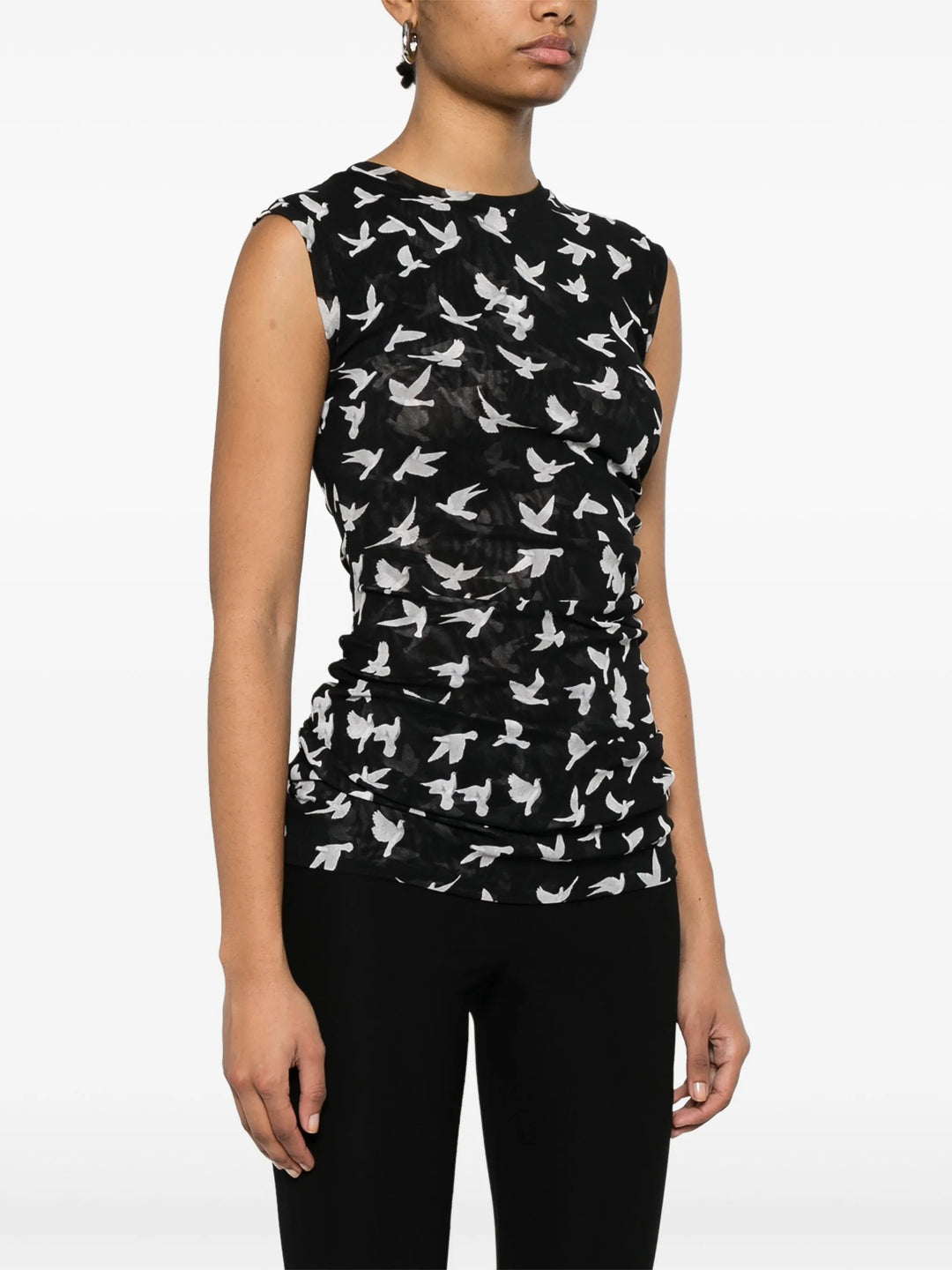Mesh Flying Bird Haze Top