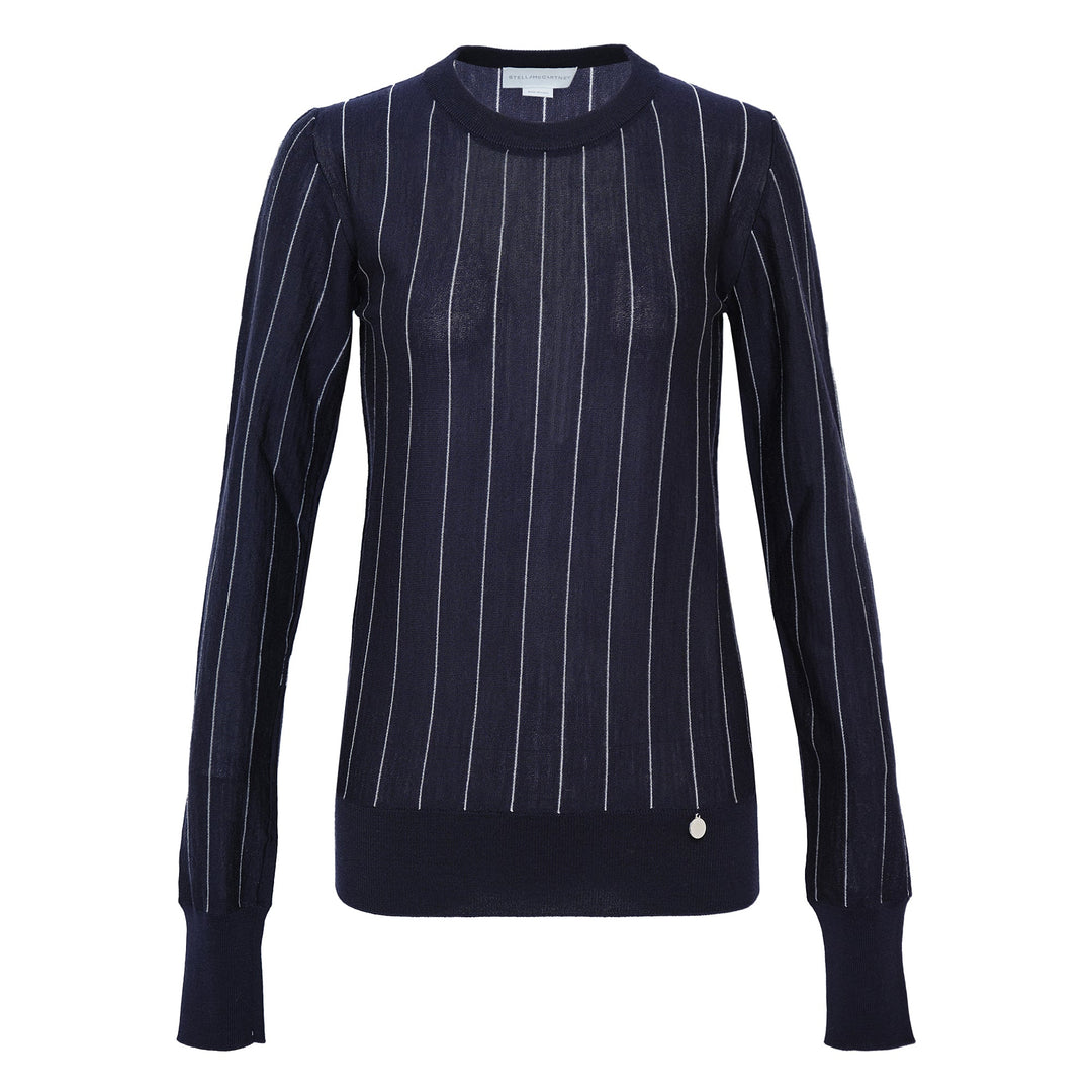 Pinstripe Light Knit Jumper