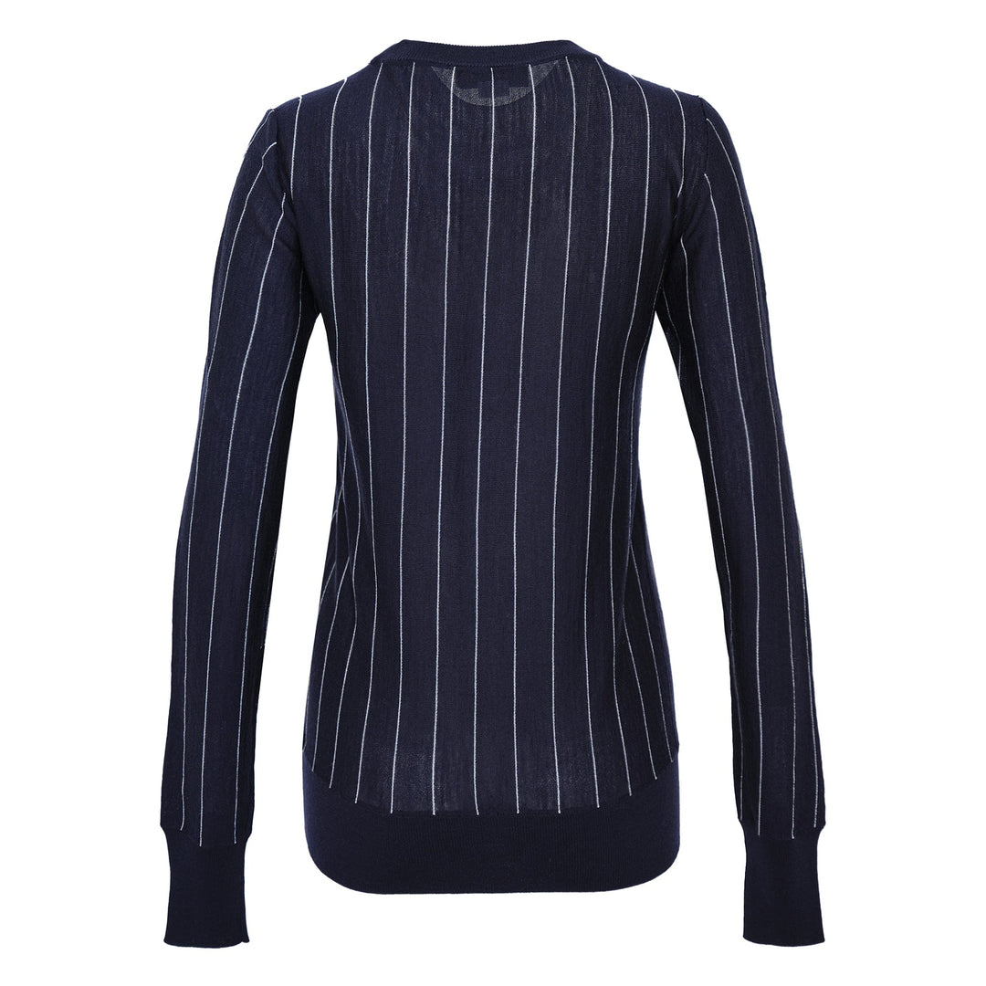 Pinstripe Light Knit Jumper