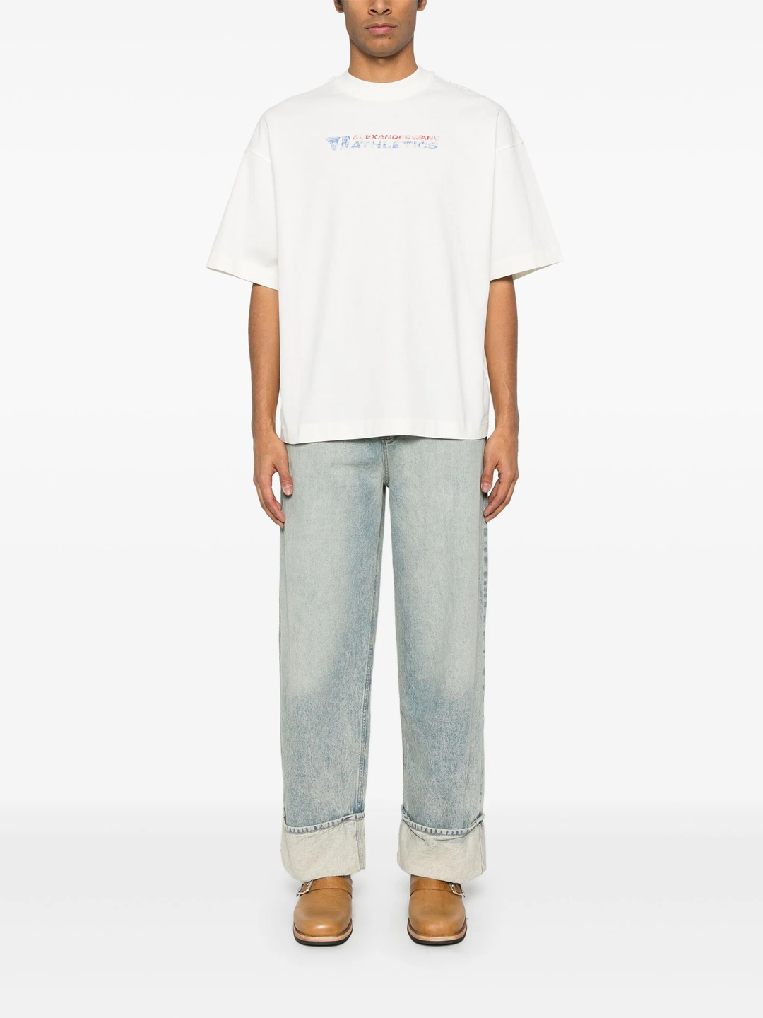 Unisex Battery Logo-Print Graphic T-Shirt