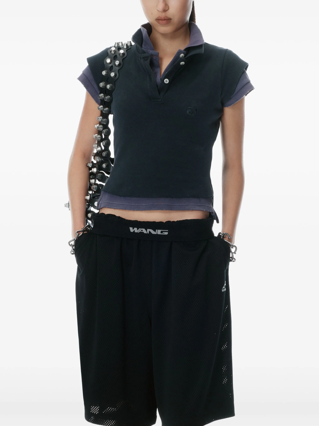 Layered Shrunken Polo