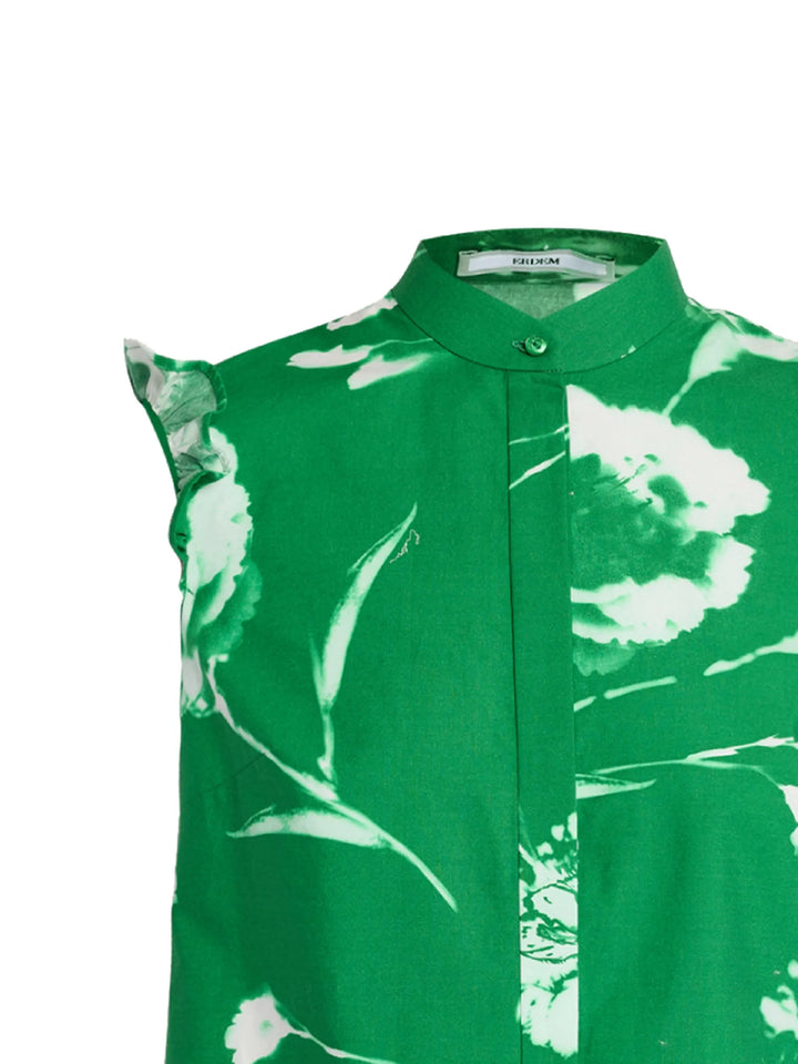 Sleeveless Heavy Cotton Blouse