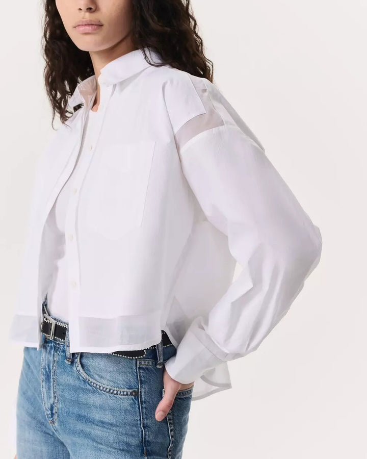 Beatrice Cropped Combo Shirt