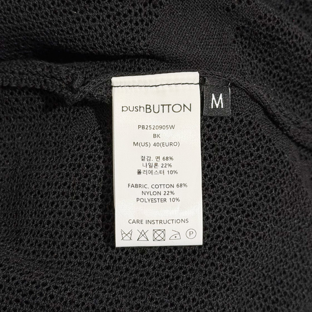 Black Crying Girl Crochet Knit Top