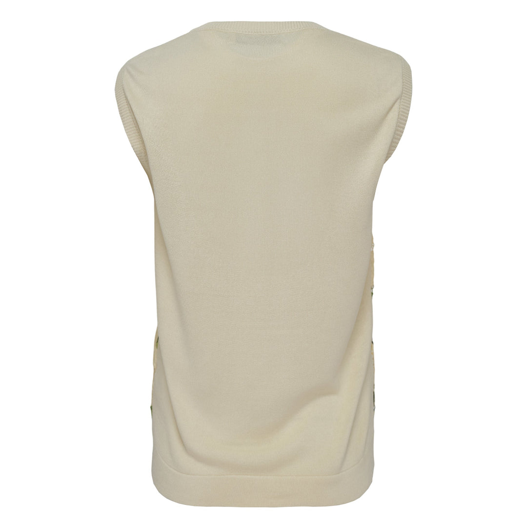Garden Rose Printed Guipure Tank