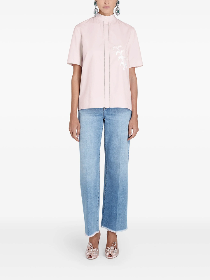 Embroidery Popeline Blouse