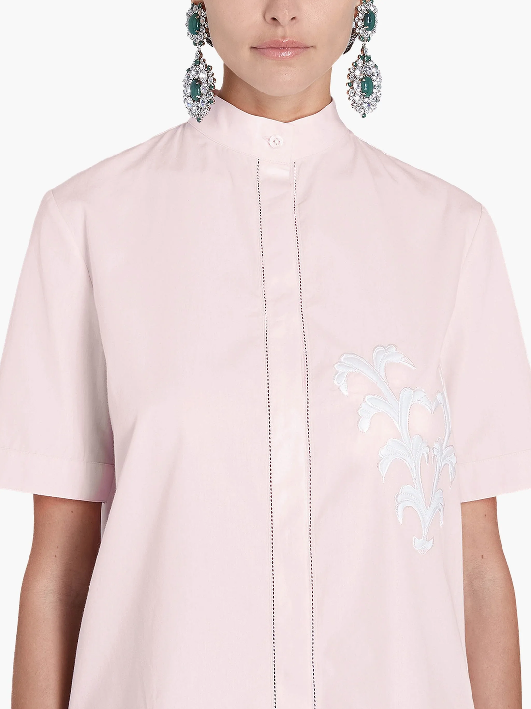 Embroidery Popeline Blouse