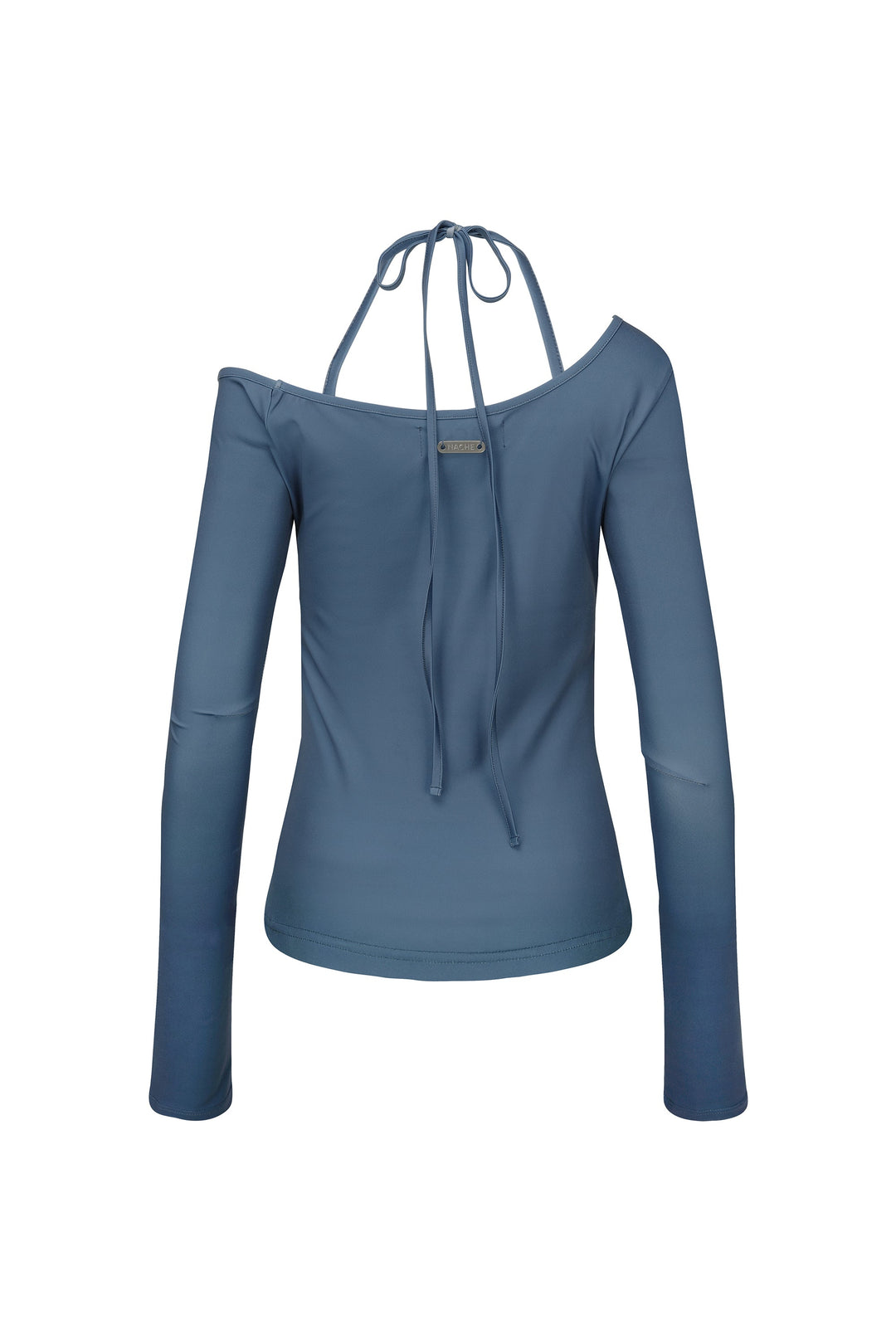 Halter Slim Fit Long Sleeve Top