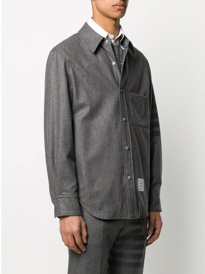 Flannel 4-Bar Shirt Jacket Men