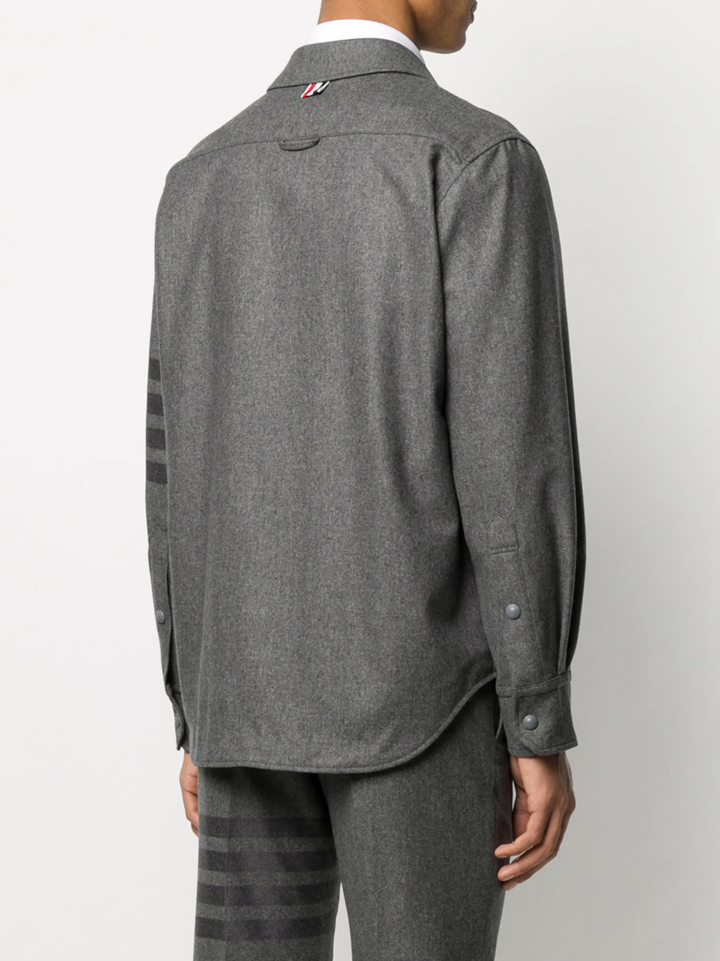 Flannel 4-Bar Shirt Jacket Men