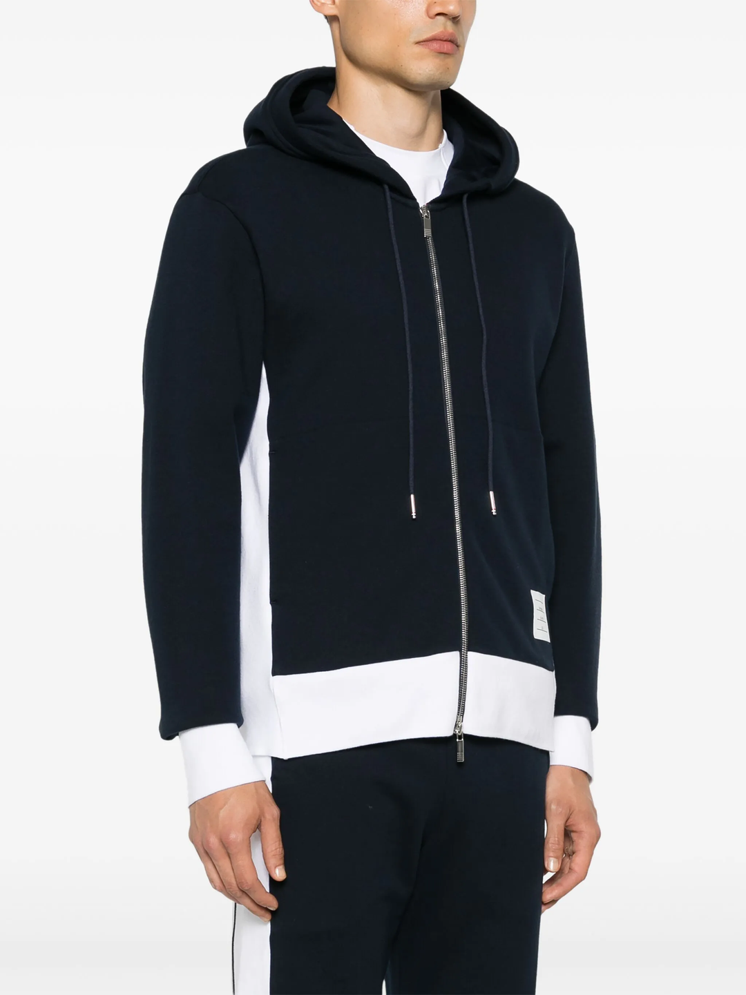 Classic 4-Bar Jersey Zip Hoodie