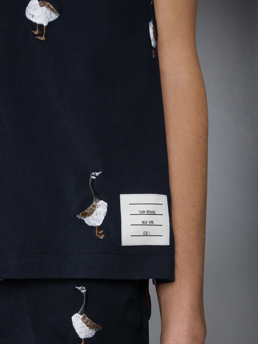 Geese Print Jersey Tee