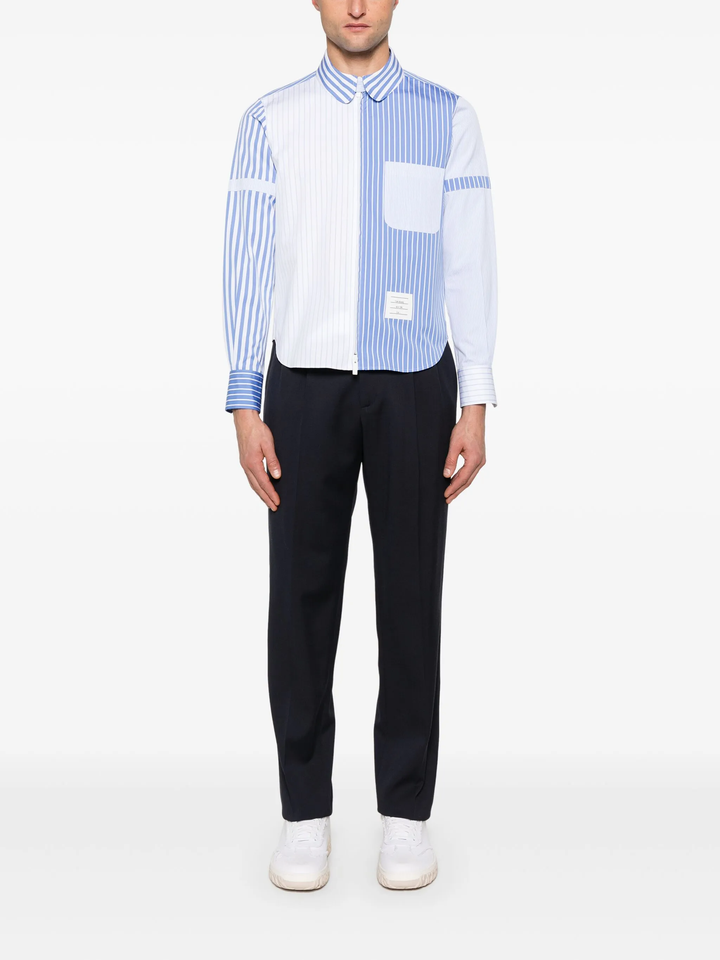Funmix Armband Pinstripe Poplin Shirt
