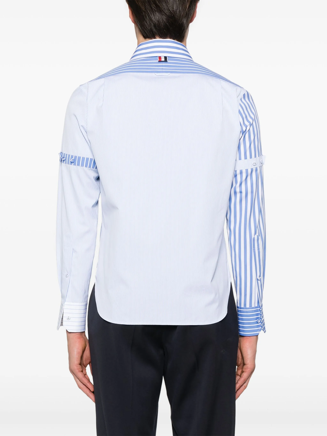 Funmix Armband Pinstripe Poplin Shirt