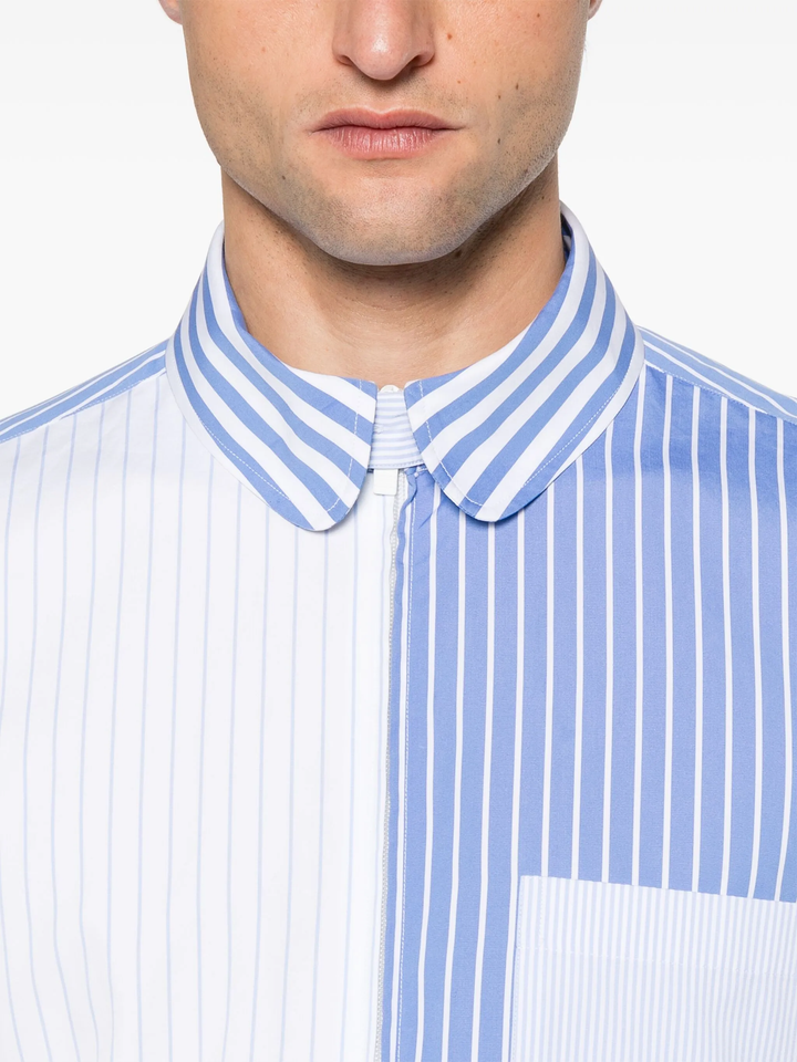 Funmix Armband Pinstripe Poplin Shirt