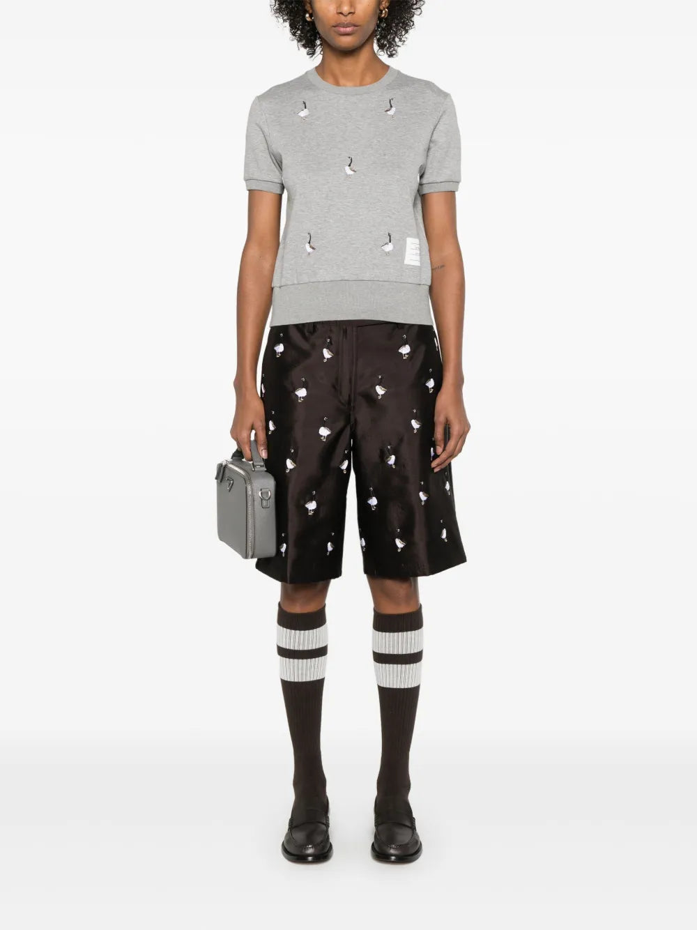 Short Sleeve Rib Cuff Tee