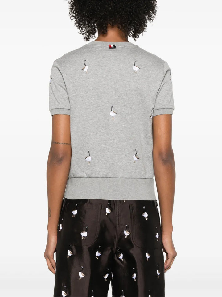 Short Sleeve Rib Cuff Tee