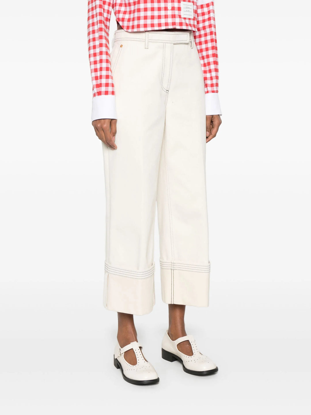 Selvedge Denim Wide Leg Trouser