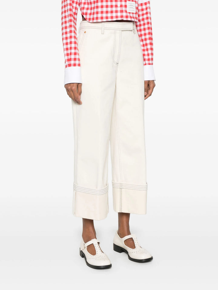 Selvedge Denim Wide Leg Trouser