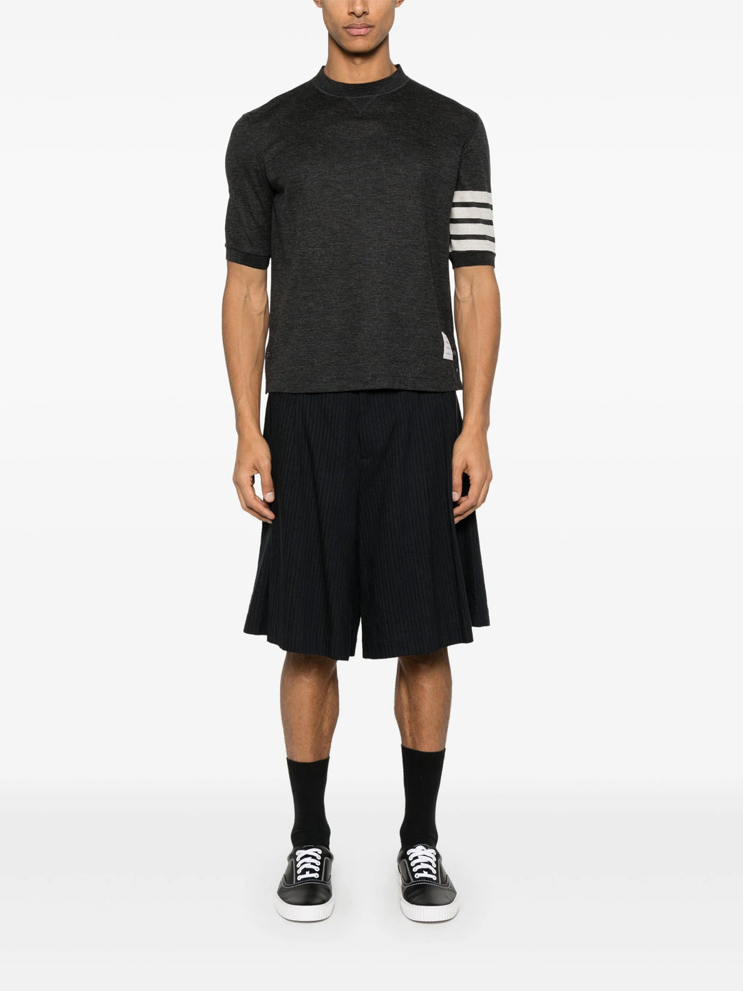 Wool Jersey 4-Bar Tee Men
