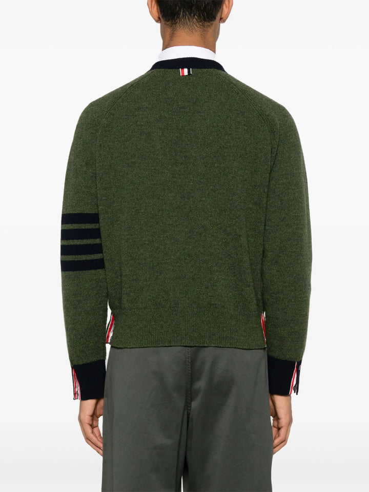 Jersey Stitch Raglan Sleeve Cardigan