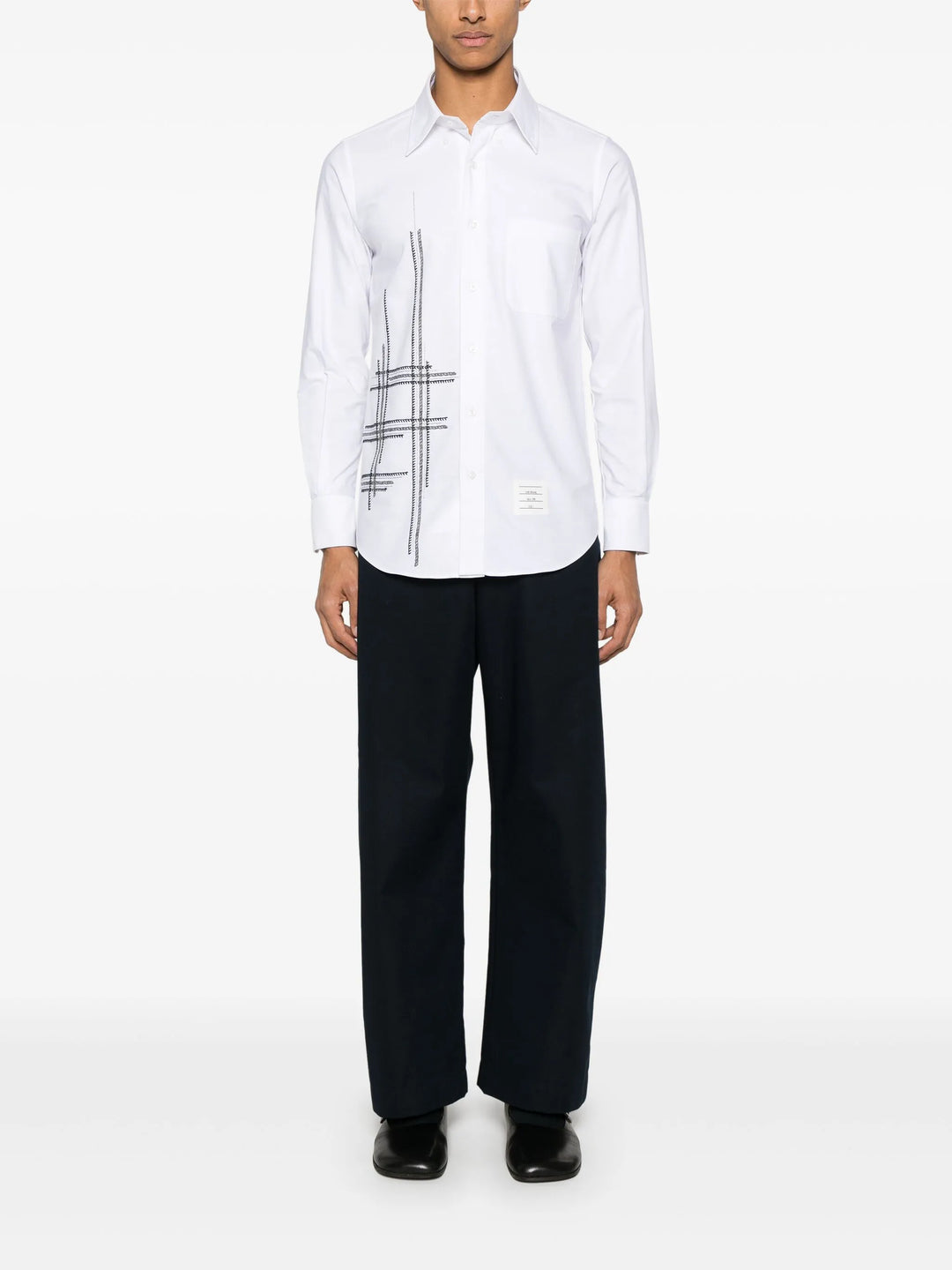 Oxford Blanket Stitch Degrade Shirt