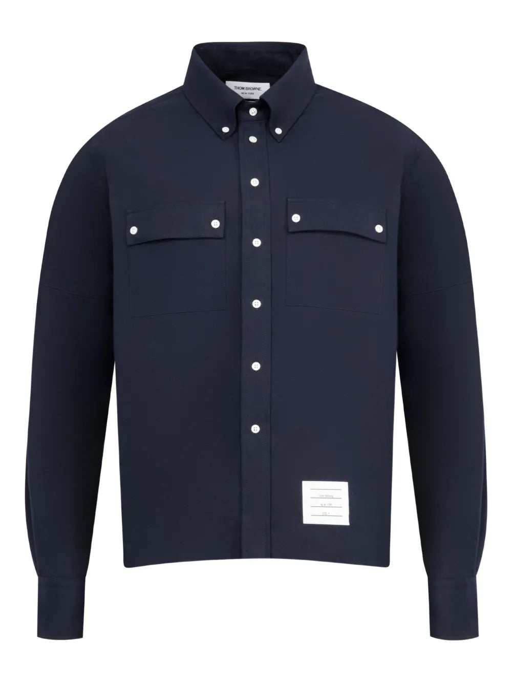 Straight Fit Long Sleeve Utility Shirt
