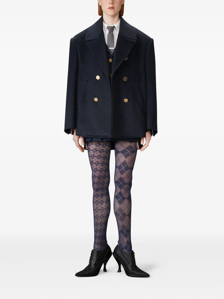 Ziberline Finish Cashmere Oversized Peacoat