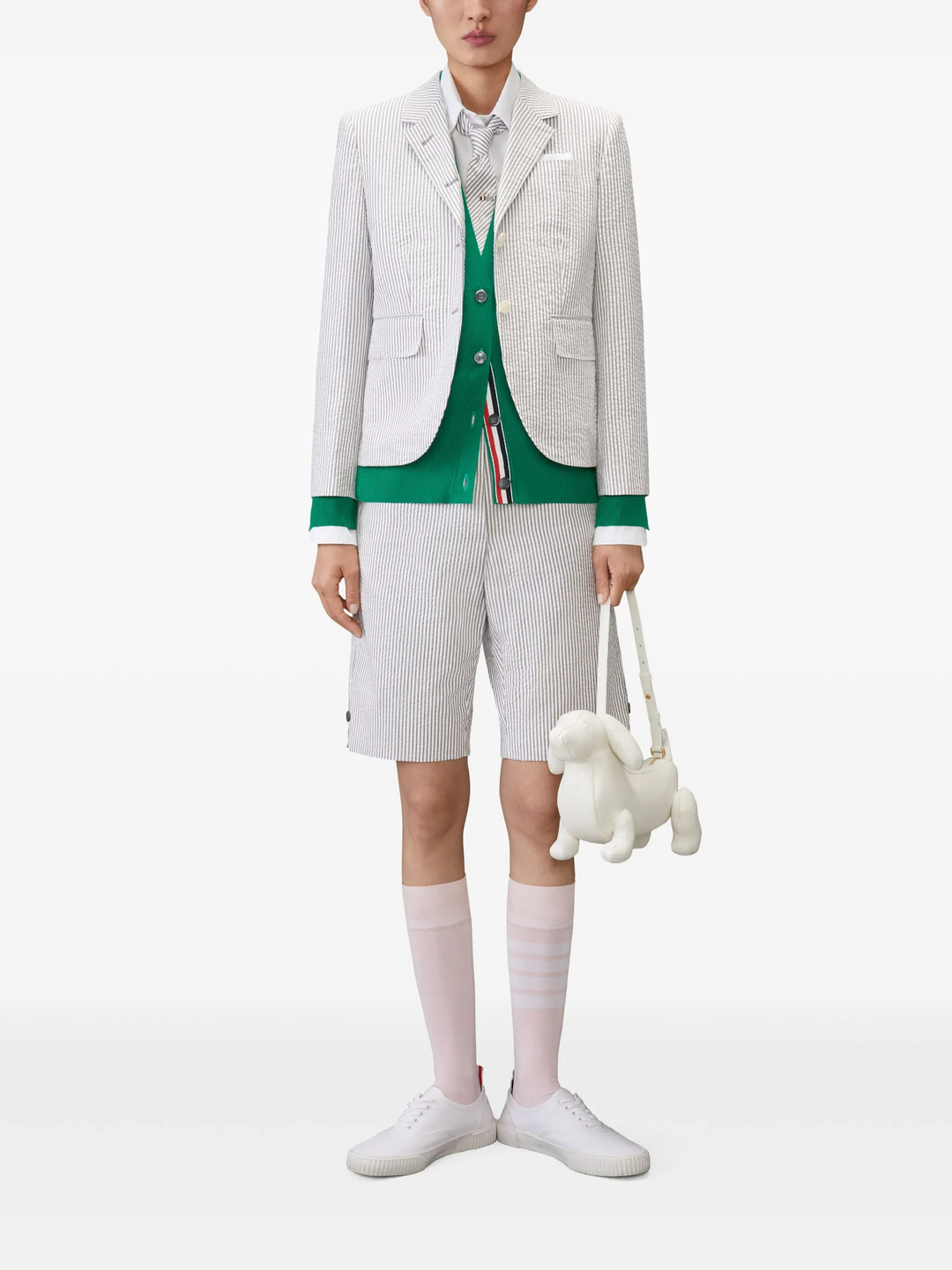 Relaxed Fit V-Neck Cardigan