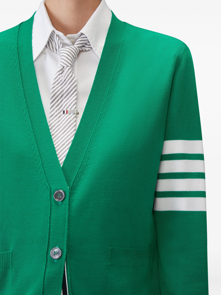 Relaxed Fit V-Neck Cardigan