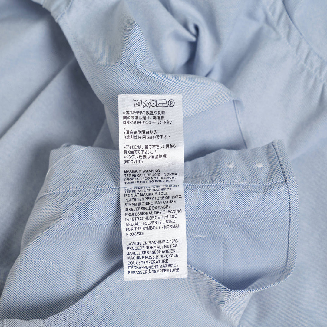 Cropped Point Collar Shirt