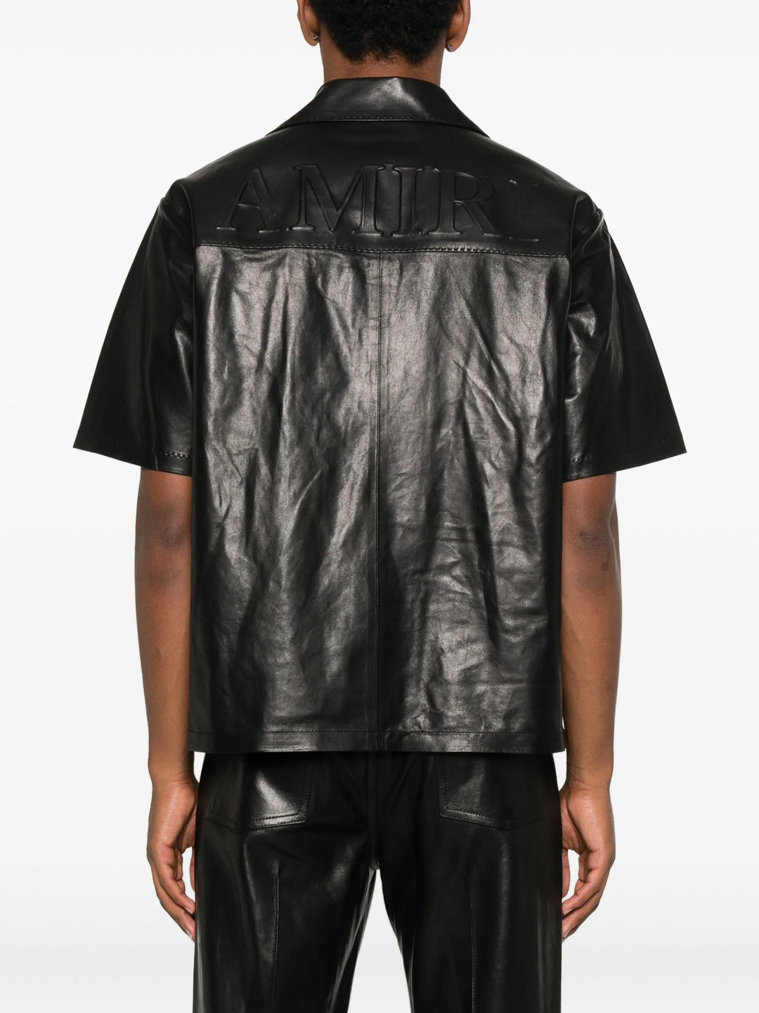 Lightweight Leather Camp Shirt