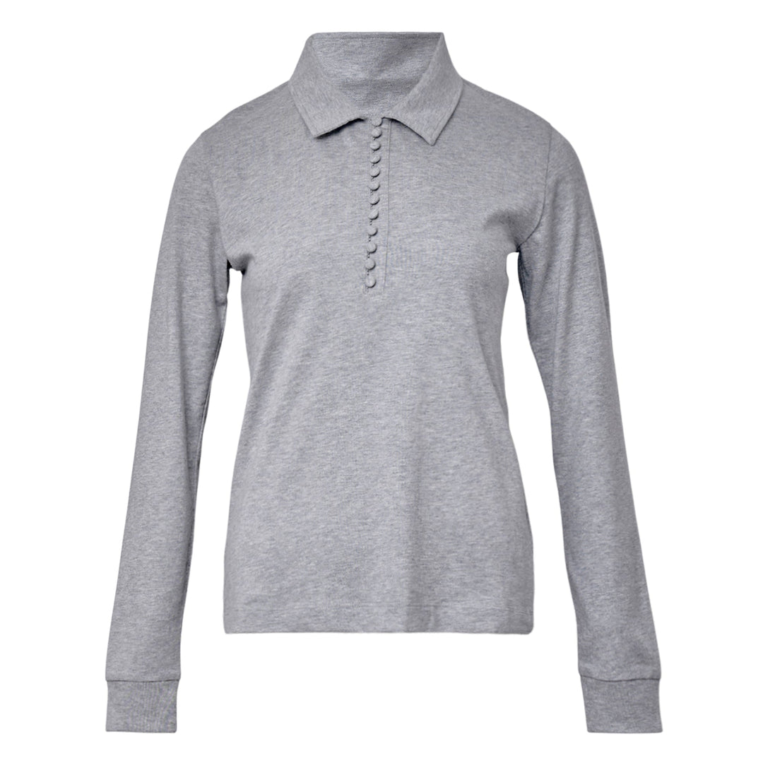 Fitted Long Sleeve Polo