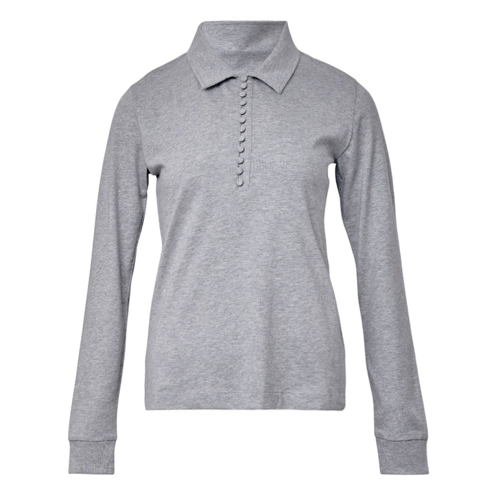 Fitted Long Sleeve Polo