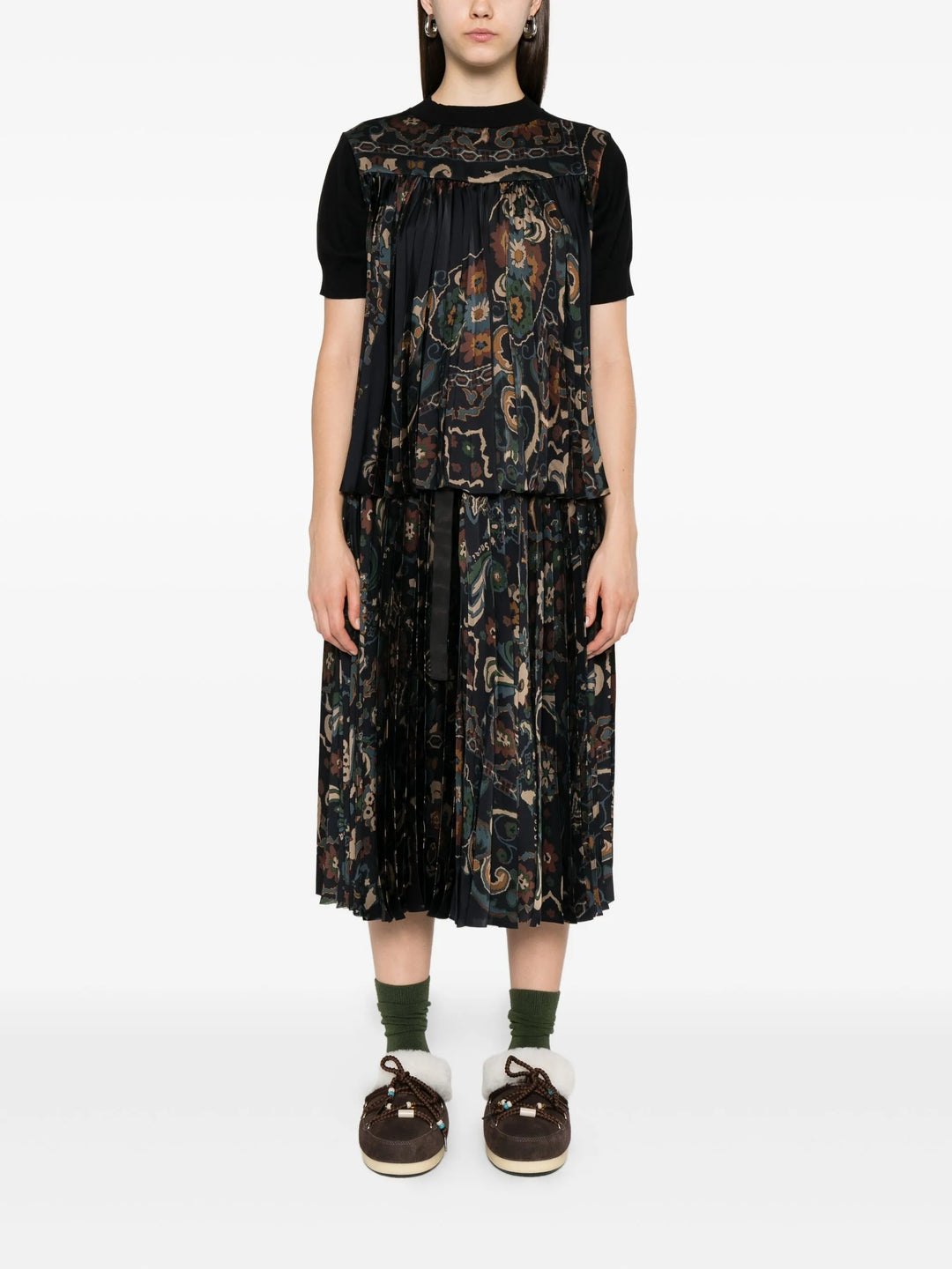 Floral Print Pullover