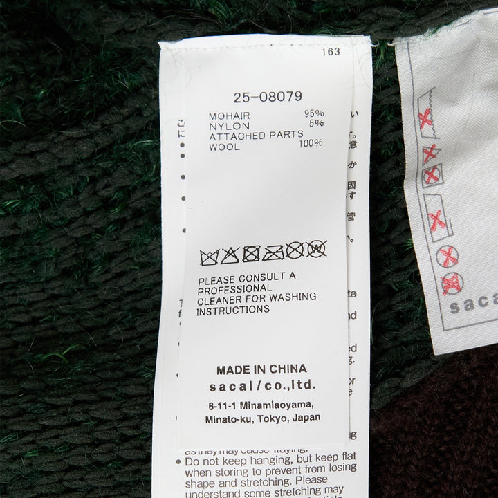 Wool Hairy Knit Pullover