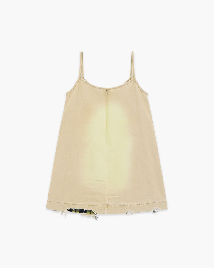 Distressed Pattern Reveal Mini Dress