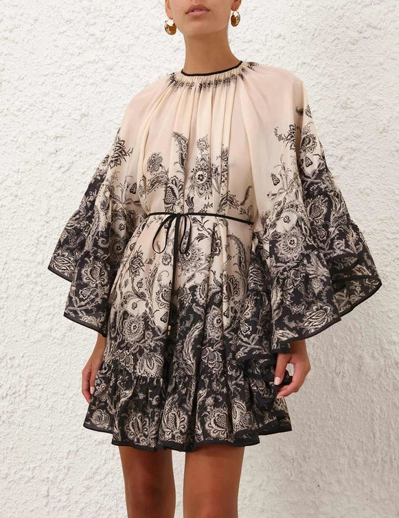 Rhiannon Lantern Mini Dress