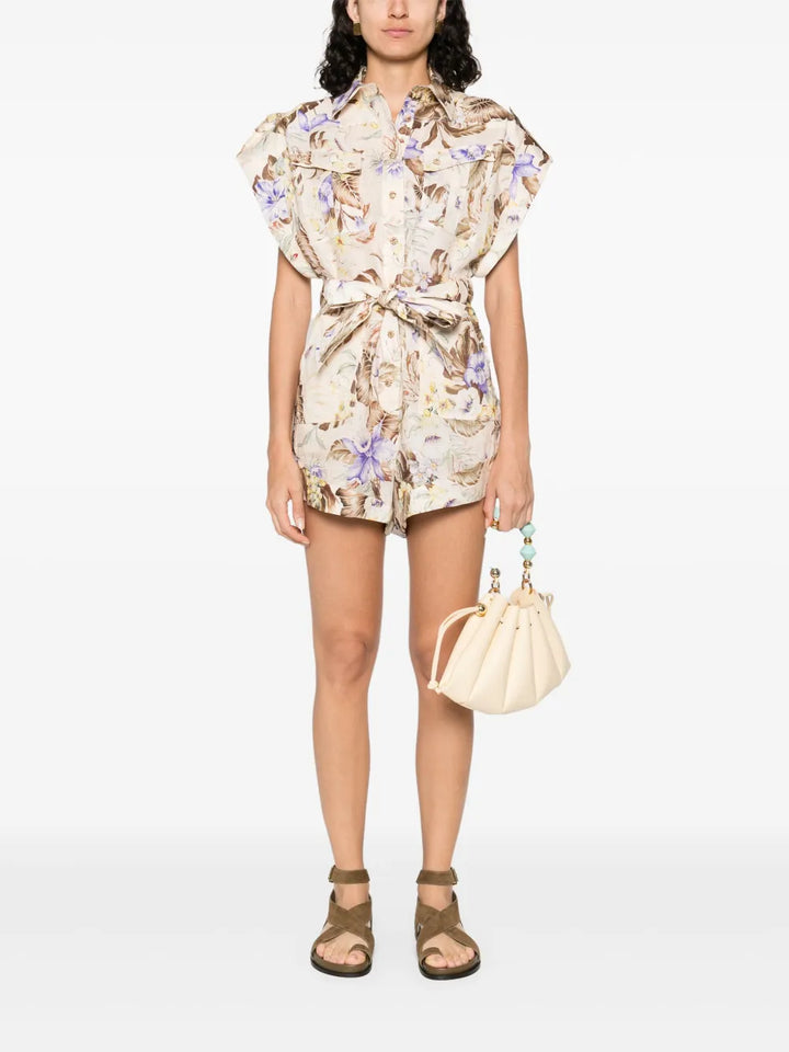 Coco Cuffed Playsuit