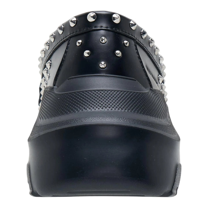 Silver Studded Loafers