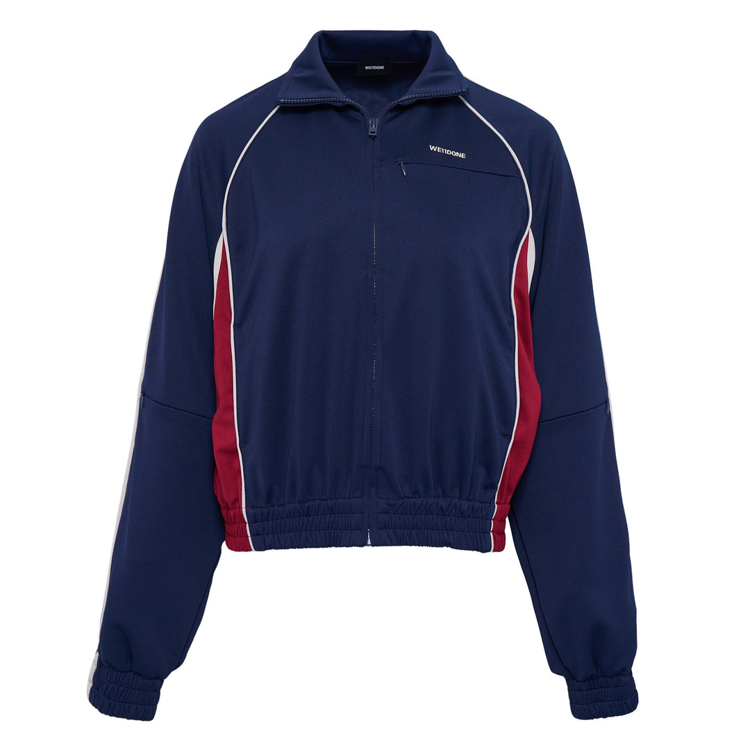 Navy Womens Contrast Track Jacket
