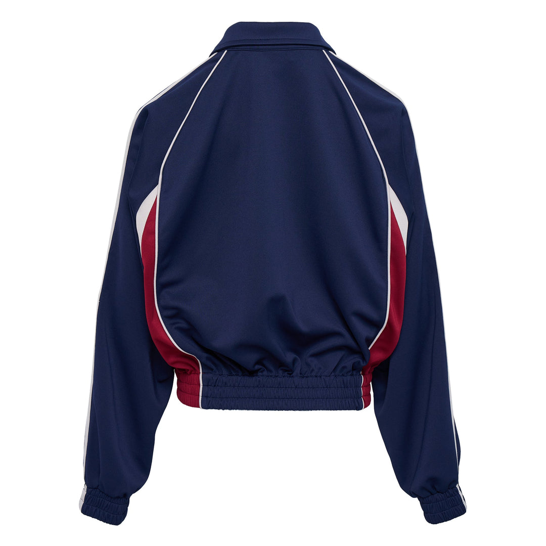 Navy Womens Contrast Track Jacket