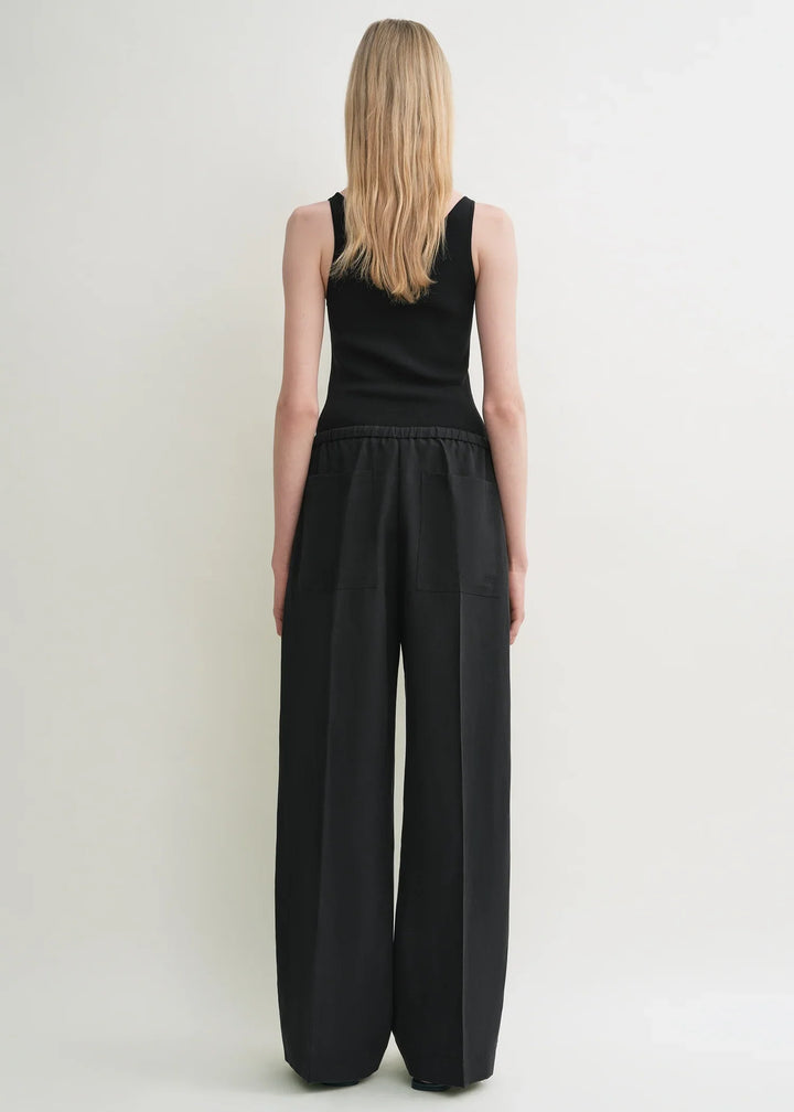 Fluid Drawstring Trousers