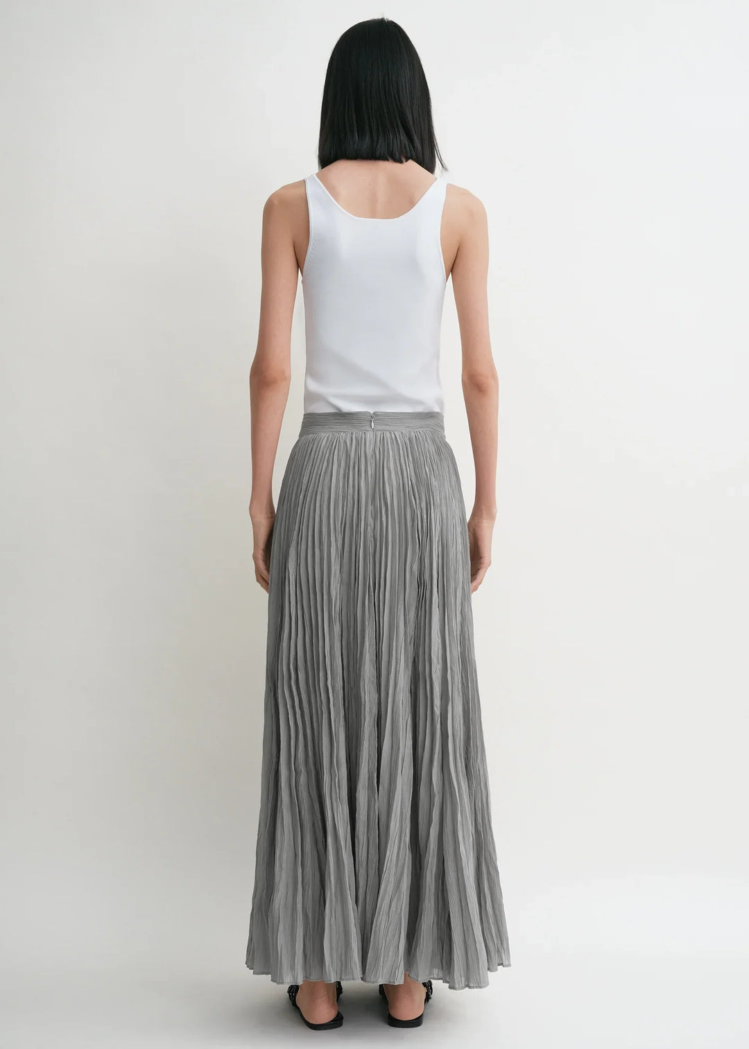 Crinkled Plisse Skirt