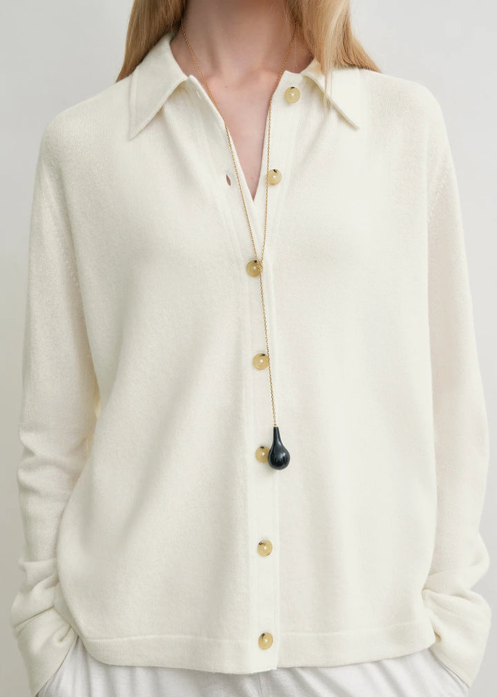 Raglan Sleeve Cashmere Cardigan
