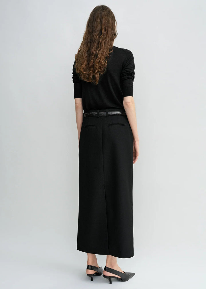 Low-Waist Straight Skirt