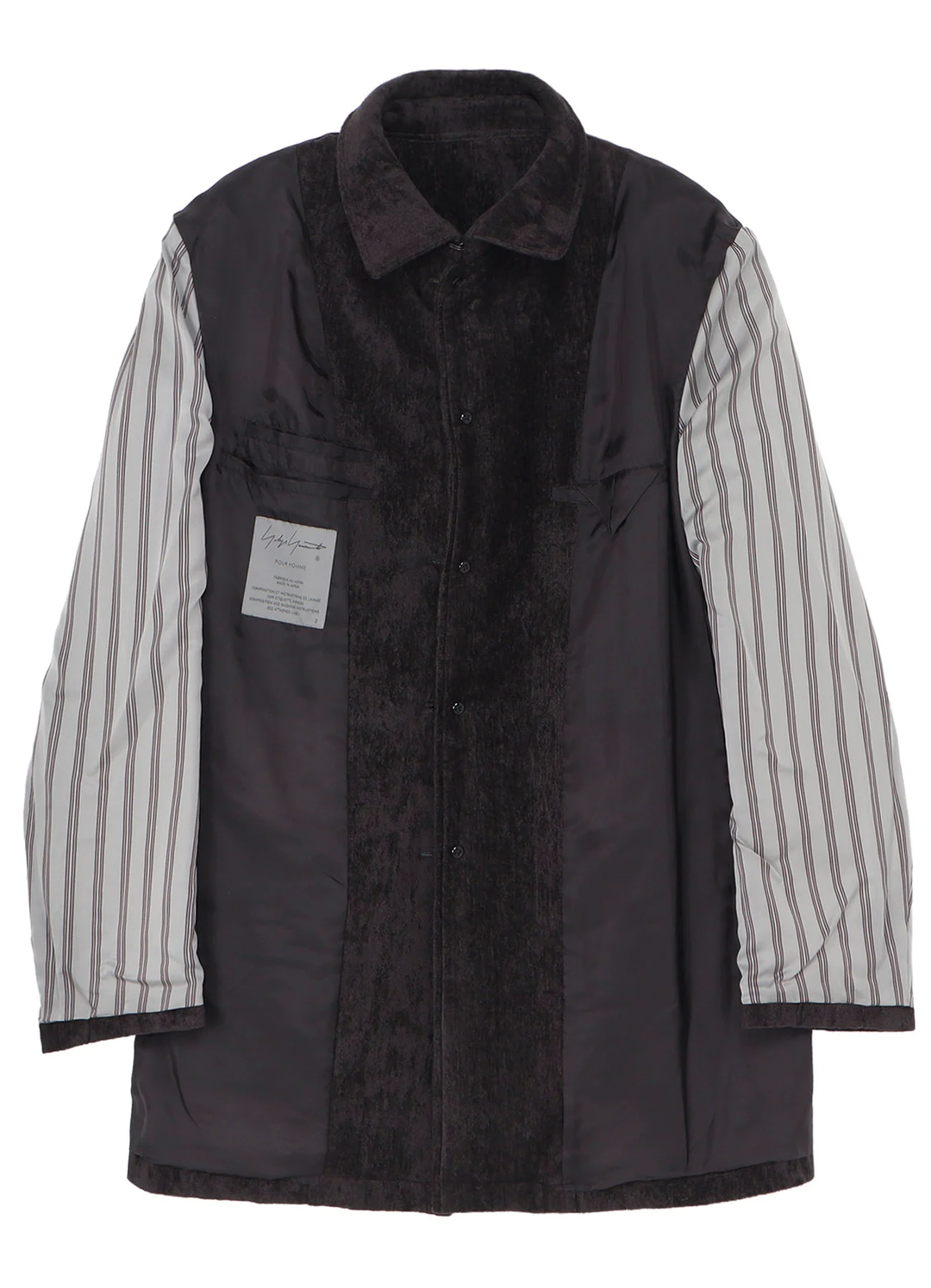 Tab Detail Paded Jacket