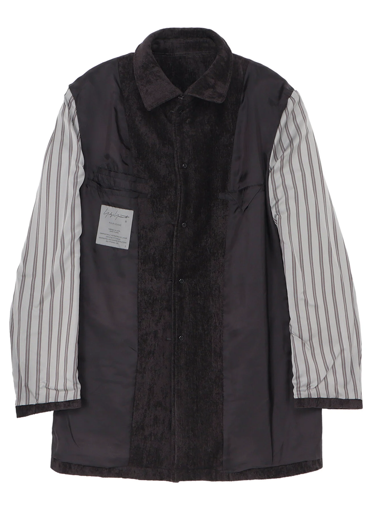 Tab Detail Paded Jacket