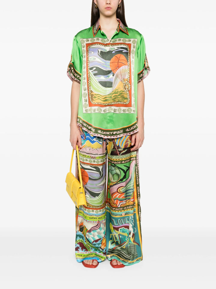 Lucky Pace Silk Pants