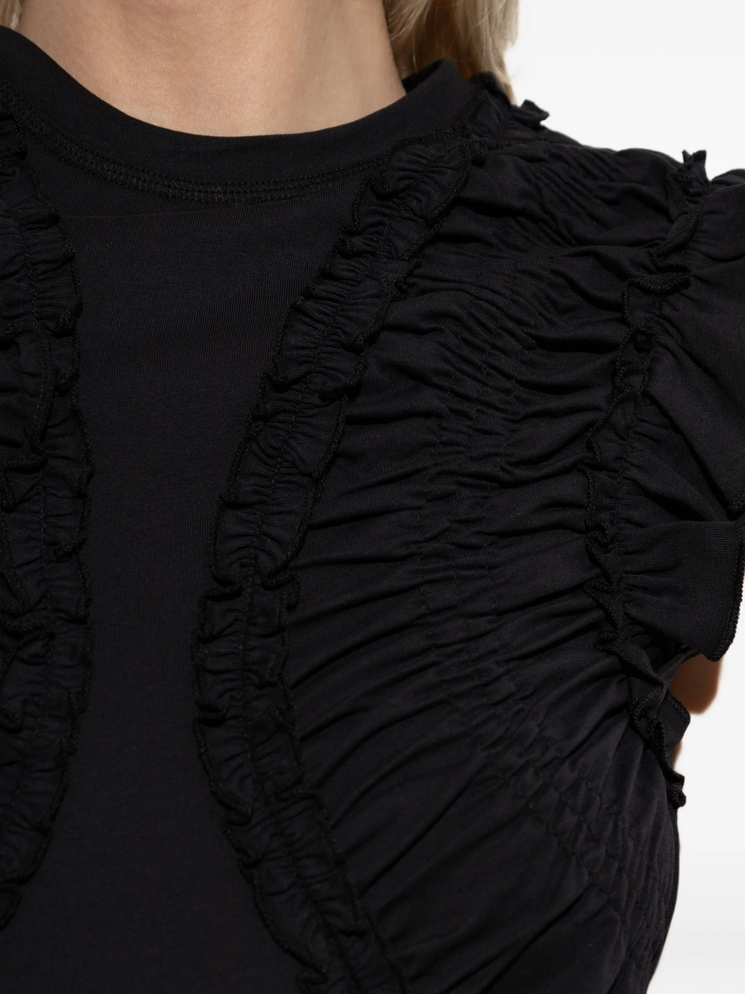 Shiva Sleeveless Ruffled Midi Dress